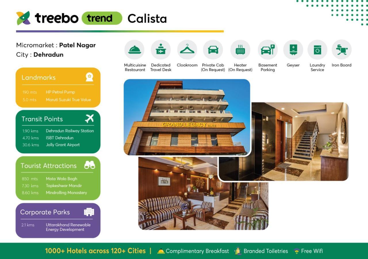 Treebo Trend Calista Hotel Dehradun Esterno foto